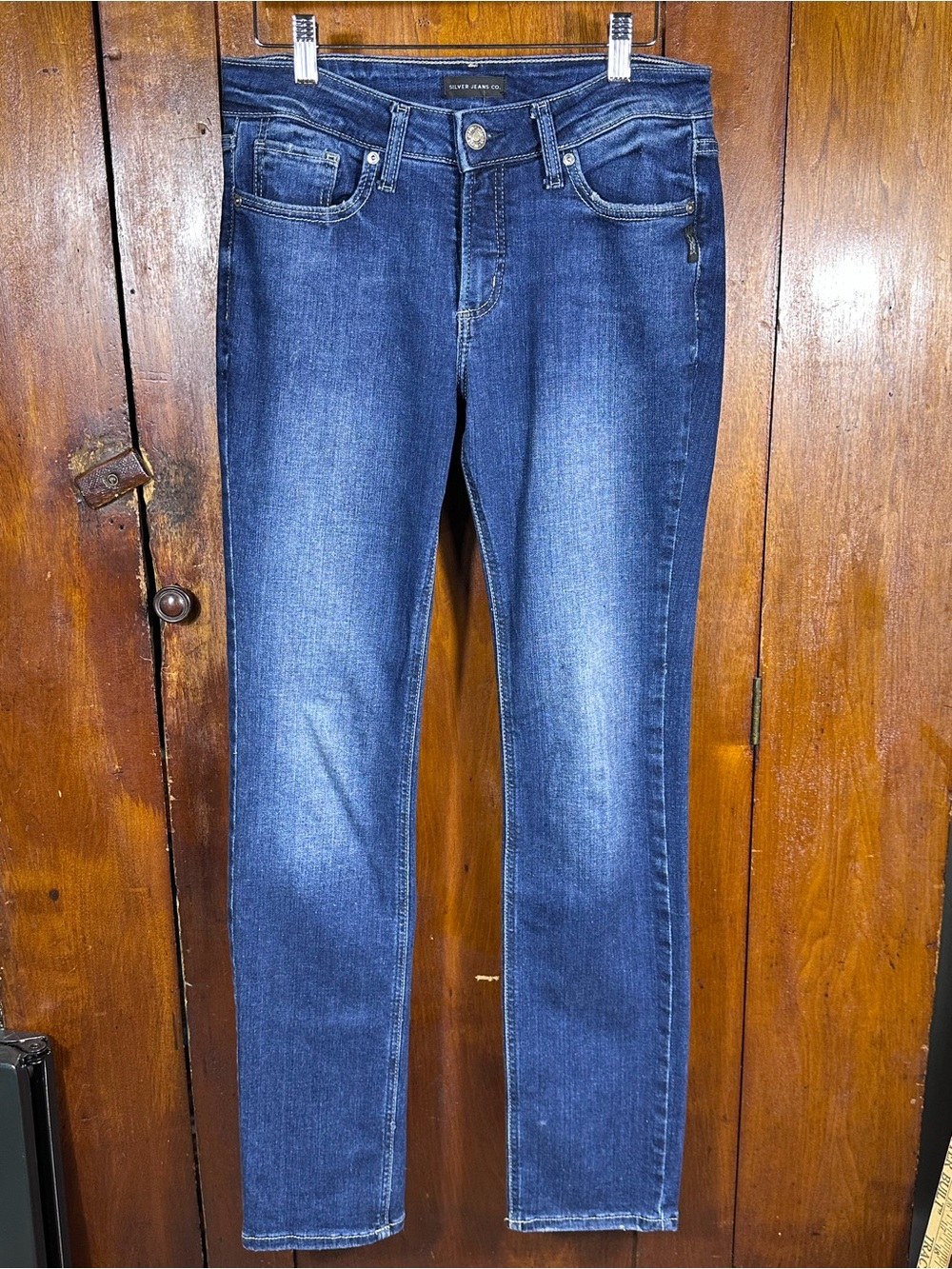 Silver Jeans Suki Straight Leg Dark Wash Jeans Women’s 28x33